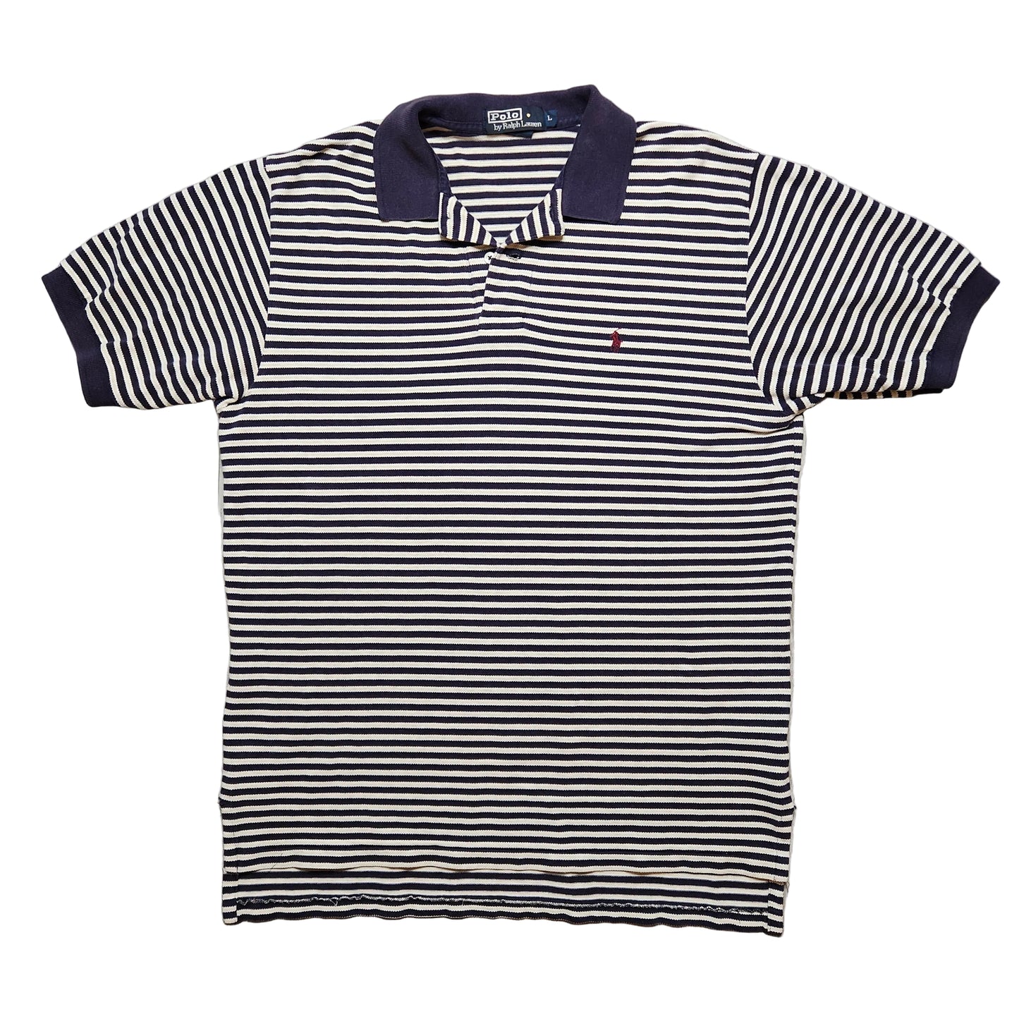 Vintage Polo Ralph Lauren Striped Long Sleeve Shirt Classic Preppy Style
