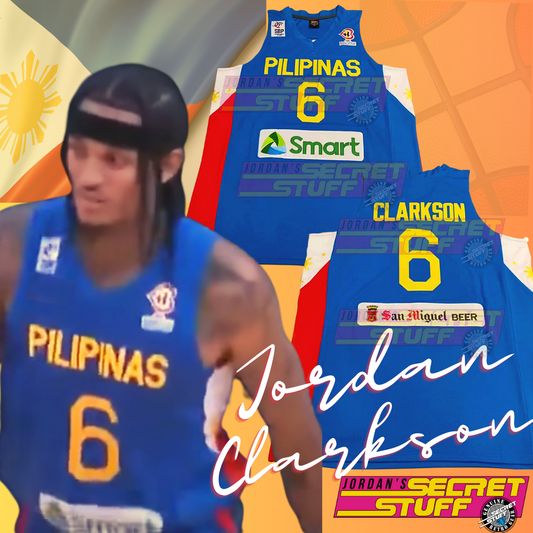 2023 Jordan Clarkson Pilipinas National Team Jersey Philippines Filipino Asia Cup Basketball