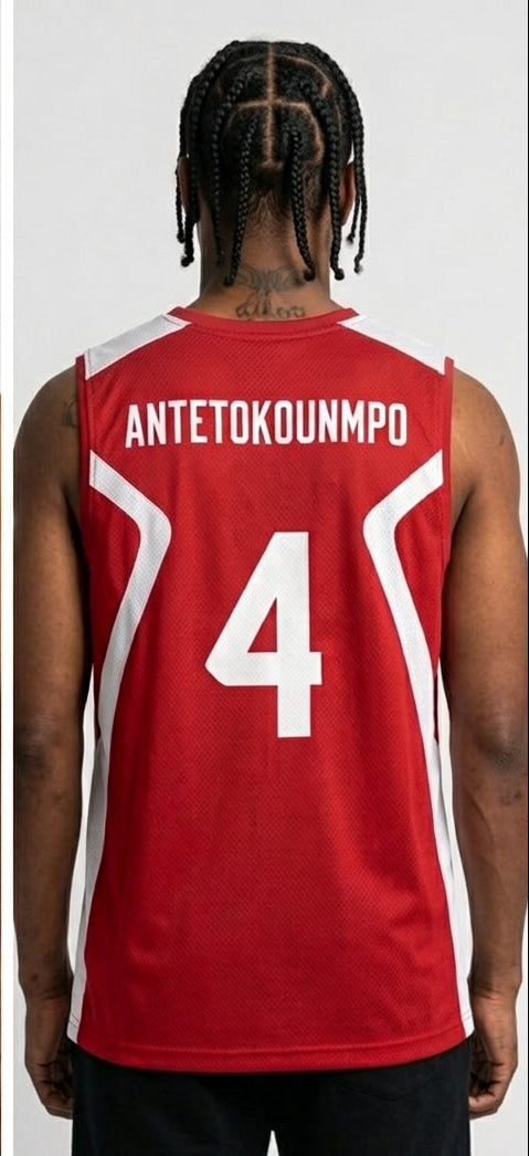 RISE inspired Greece High School Basketball Jersey Miami Colorway