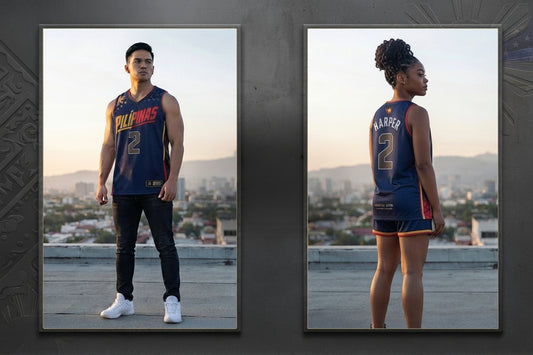 NEW Pilipinas Hybrid Jersey USA Country FIBA Filipino American Basketball