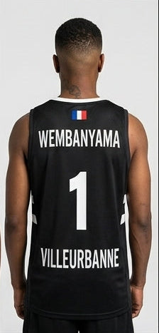 Rare Victor France High School Euroleague San Antonio Colorway Jersey