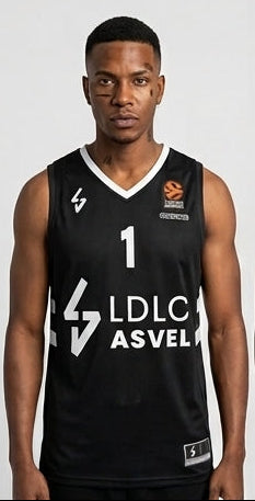 Rare Victor France High School Euroleague San Antonio Colorway Jersey