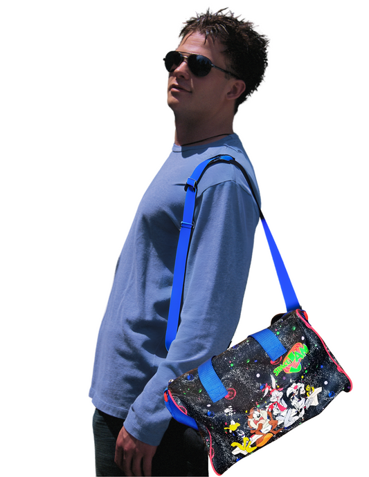 🚀 Vintage 90s Space Jam Looney Tunes Duffle Bag 🏀