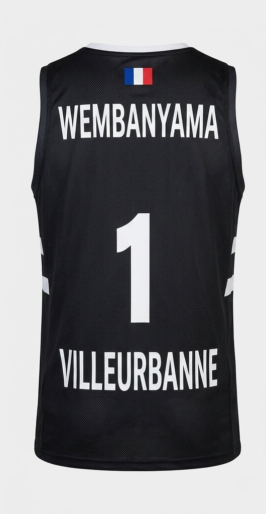 Rare Victor France High School Euroleague San Antonio Colorway Jersey