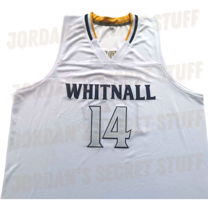 NEW Tyler Herro Whitnall High School Jersey White Colorway