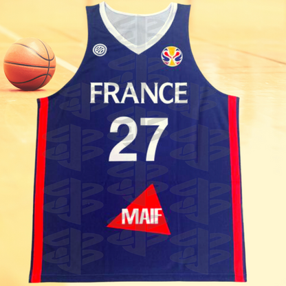 Rudy Gobert France National Team Euro League Jersey