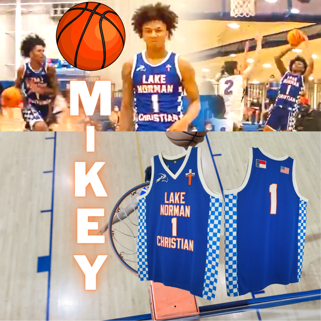 JordansSecretStuff Mikey *New 2021* Lake Norman Christian North High School Basketball Jersey XL
