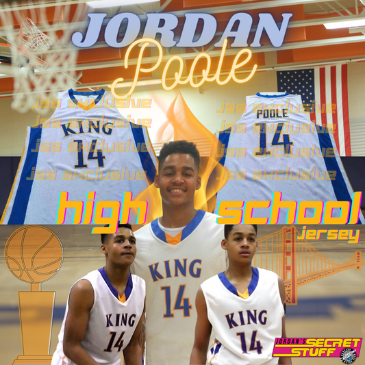 Jordan Poole High School Throwback Rufus King International Jersey