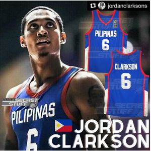 Jordan Clarkson 6 Philippines Blue Basketball Jersey