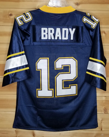 Tom Brady Padres High School Football Jersey Custom Throwback Retro Jersey