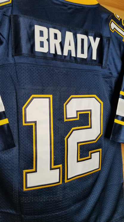 Tom Brady Padres High School Football Jersey Custom Throwback Retro Jersey