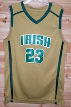Load image into Gallery viewer, Lebron James High School Basketball Throwback Jersey Irish Akron Ohio Los Angeles