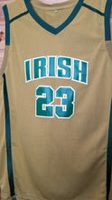 Load image into Gallery viewer, Lebron James High School Basketball Throwback Jersey Irish Akron Ohio Los Angeles