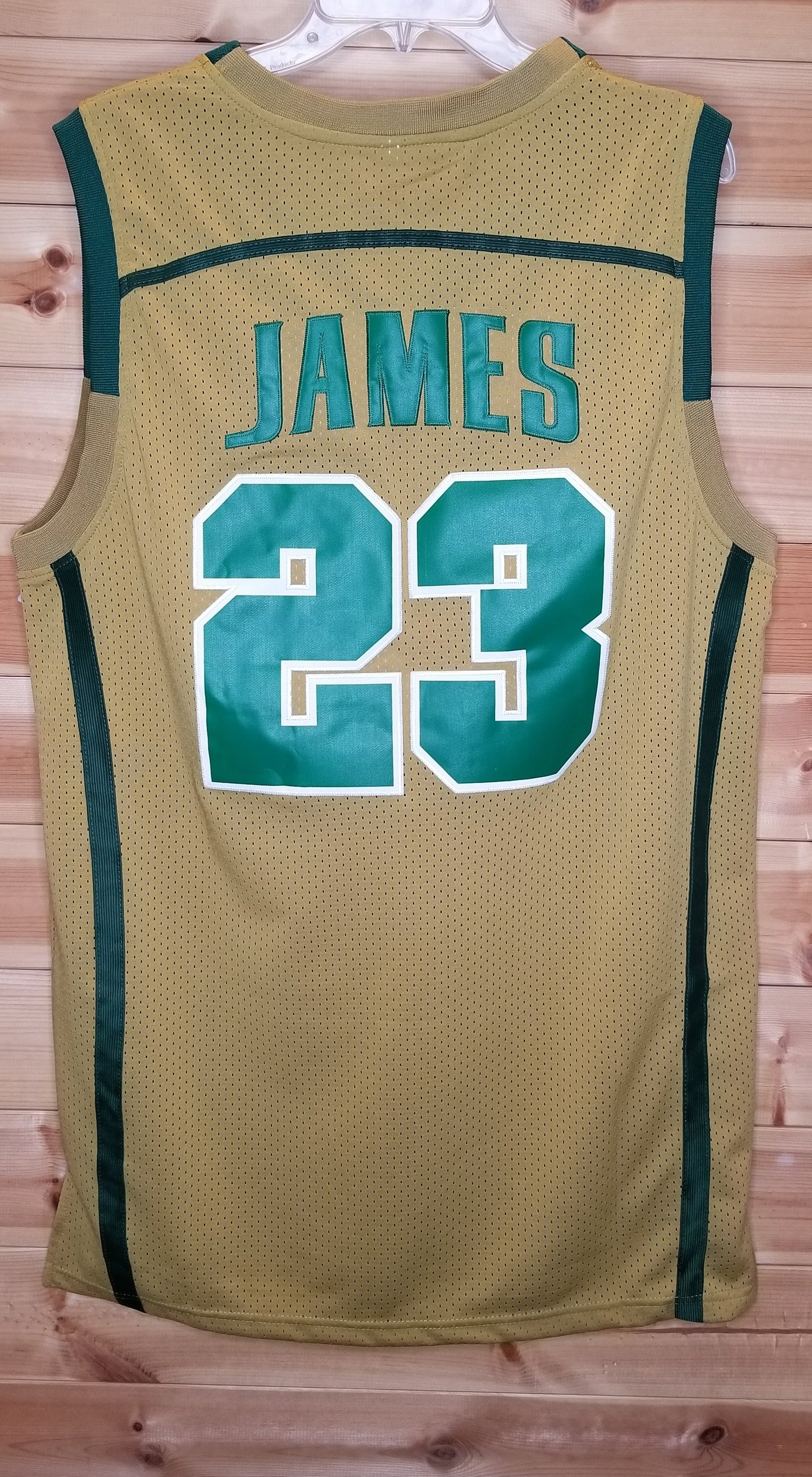 Lebron James High School Basketball Throwback Jersey Irish Akron Ohio Los Angeles