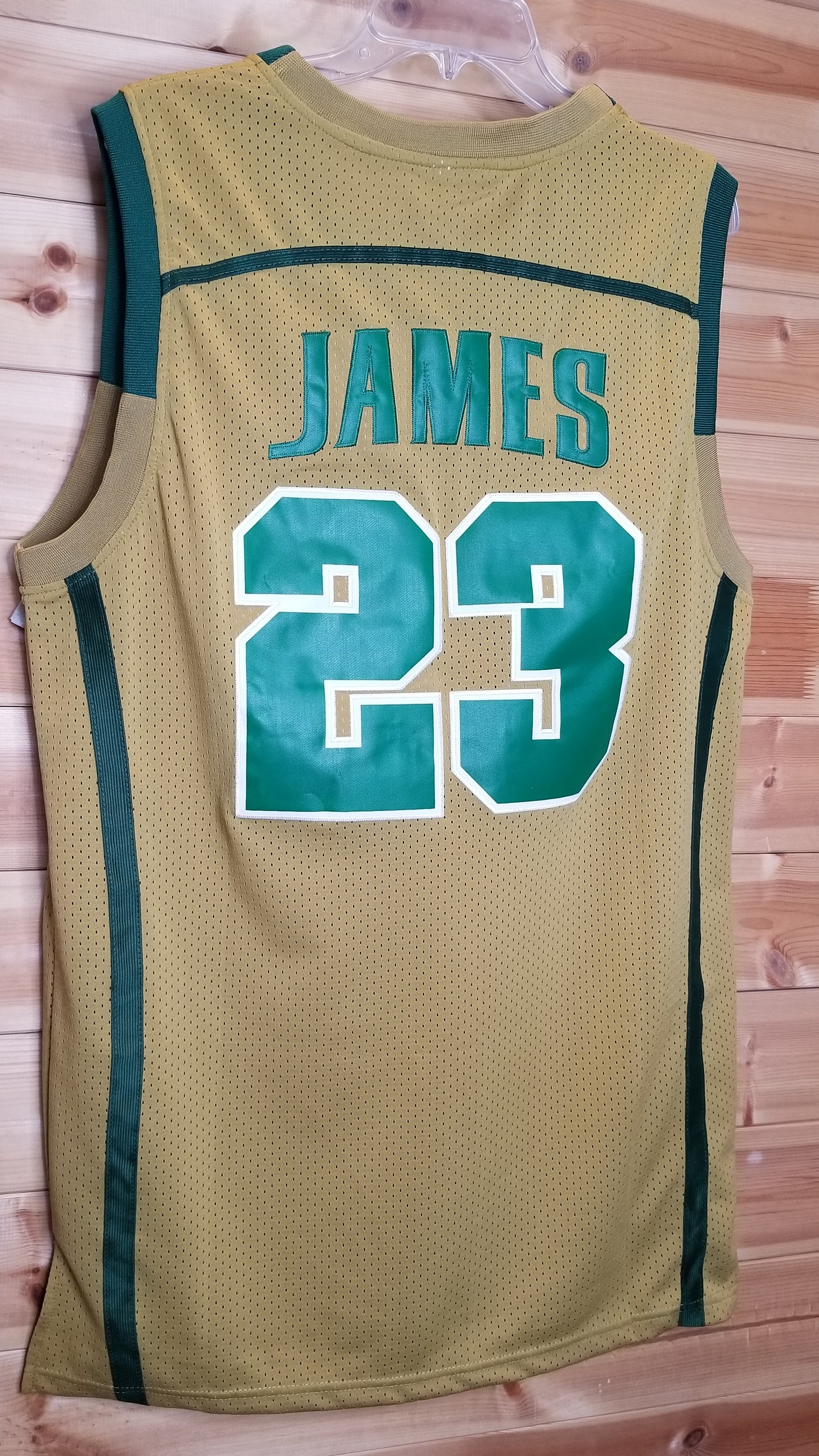 Lebron James High School Basketball Throwback Jersey Irish Akron Ohio Los Angeles