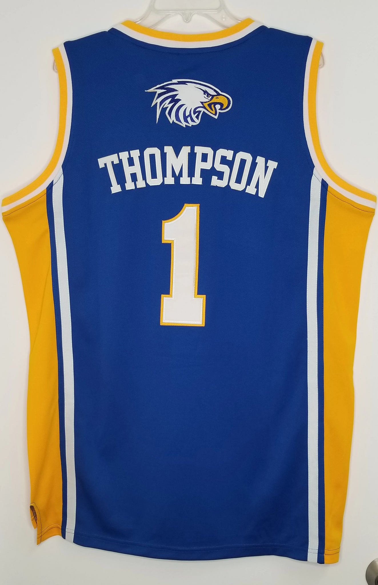 Male Cougars Klay Thompson Red US Flag Jersey in 2023