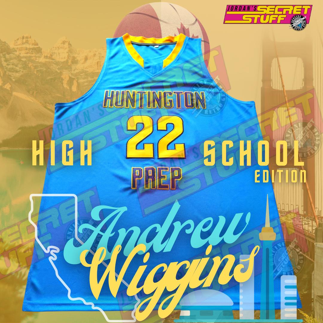 Andrew Wiggins High School Throwback Huntington Prep Jersey