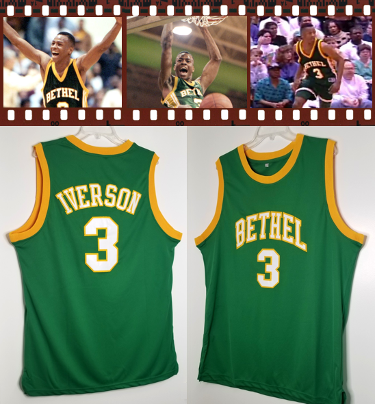 "No Crossover" Allen Iverson Limited Series Bethel High School Jersey