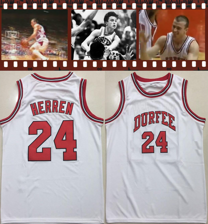 "Unguarded" Chris Herren Limited Series Durfee High School Jersey