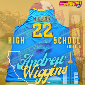 Andrew Wiggins High School Throwback Huntington Prep Jersey