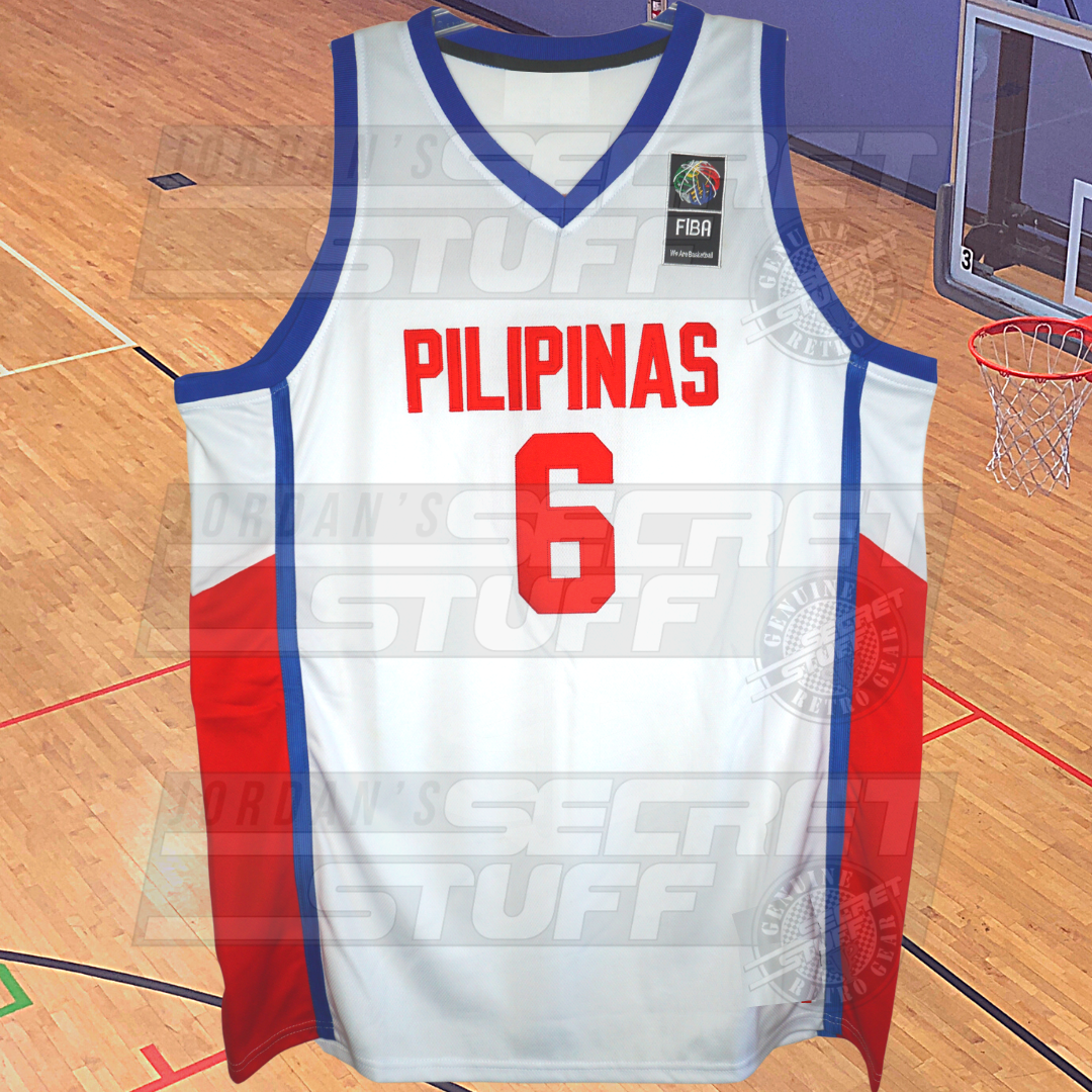JordansSecretStuff Jordan Clarkson Philippines World Jersey Pilipinas Filipino Asia Cup Basketball S / White