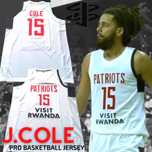 Load image into Gallery viewer, J. Cole Pro Basketball League Jersey Patriots Hip Hop Rwanda Dreamville