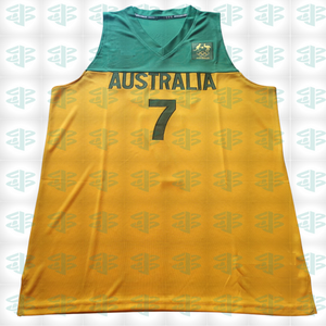 Joe Ingles Australia National Team Basketball Jersey Aussie Euroleague