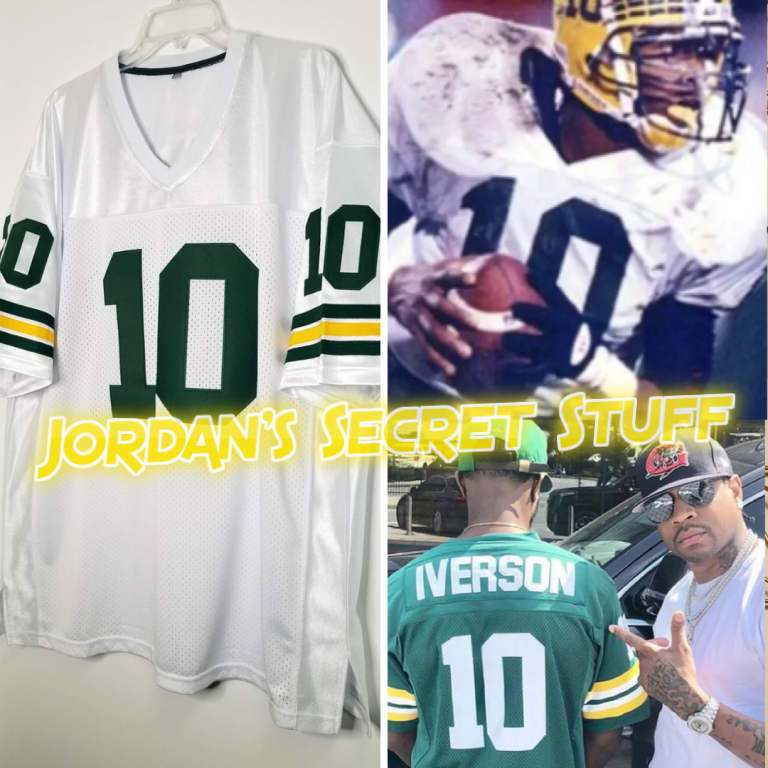 Allen Iverson Bethel High School Football Jersey Custom Throwback Retro Jersey
