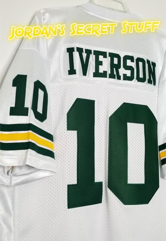 Allen Iverson Bethel High School Football Jersey Custom Throwback Retro Jersey