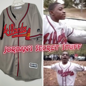 JordansSecretStuff Andre 3000 Player's Ball Atlanta Braves Baseball #3K Music Jersey Custom Throwback 90's Retro Music Video Jersey M / Men
