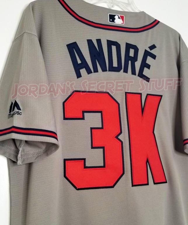 Andre 3000 "Player's Ball" Atlanta Braves Baseball #3K Music Jersey Custom Throwback 90's Retro Music Video Jersey