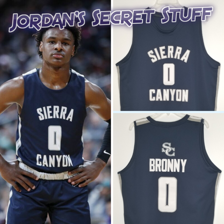BRONNY JAMES Sierra Canyon High School Basketball Jersey (S)