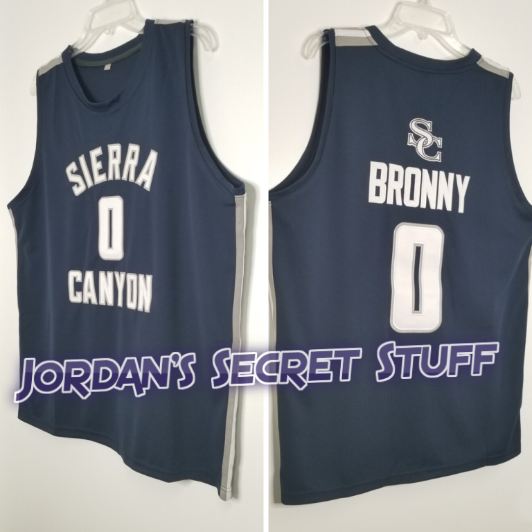 Bronny James High School Jersey Sierra Canyon Basketball