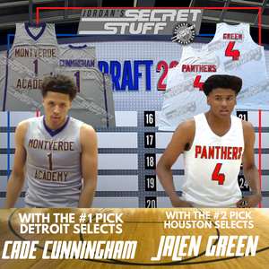 Jalen Green High School Throwback Memorial Panthers Jersey Houston Draft Lottery