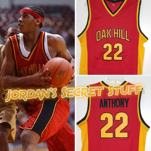 Carmelo Anthony High School Basketball Jersey Oak Hill Custom Throwback Retro Jersey