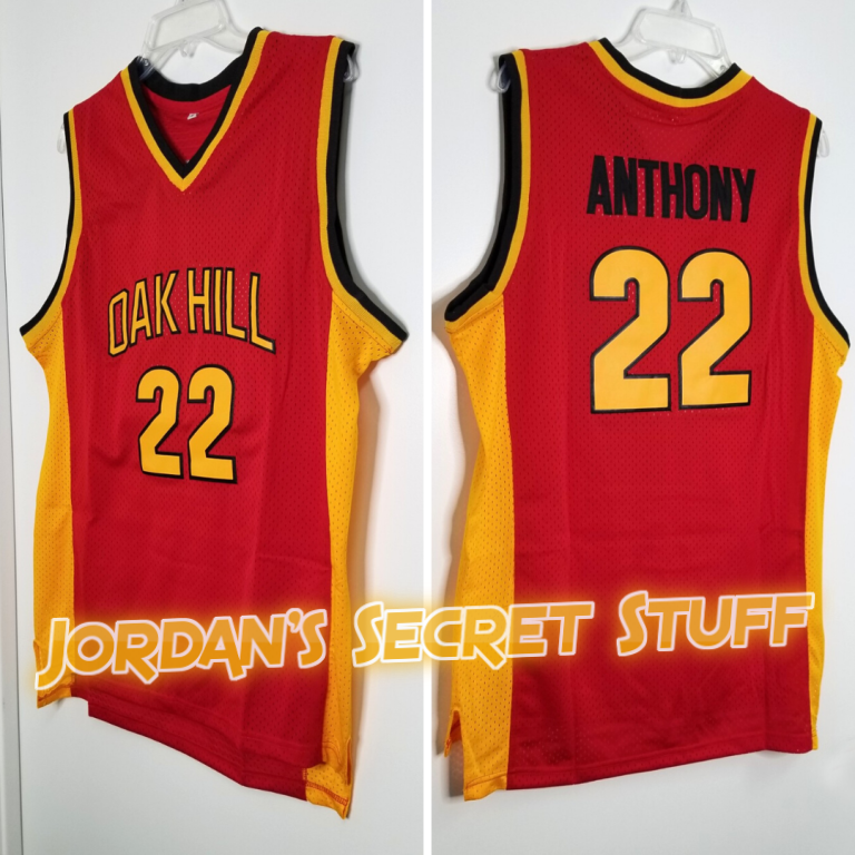Carmelo Anthony High School Basketball Jersey Oak Hill Custom Throwback Retro Jersey