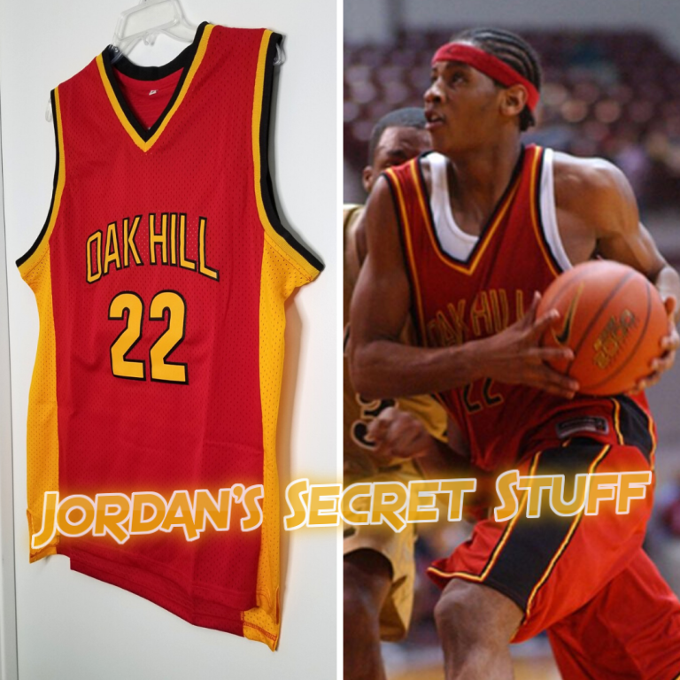 Carmelo Anthony High School Basketball Jersey Oak Hill Custom Throwback Retro Jersey