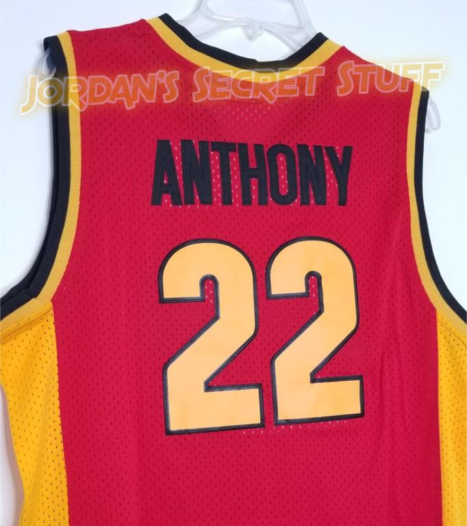 Carmelo Anthony High School Basketball Jersey Oak Hill Custom Throwback Retro Jersey