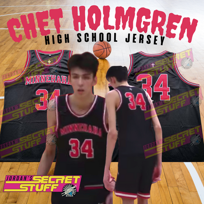 Chet Holmgren High School Throwback Minnehaha Academy Jersey