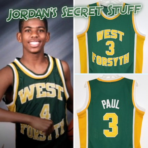 Chris Paul West Forsyth High School Basketball Jersey Custom Throwback Retro Jersey
