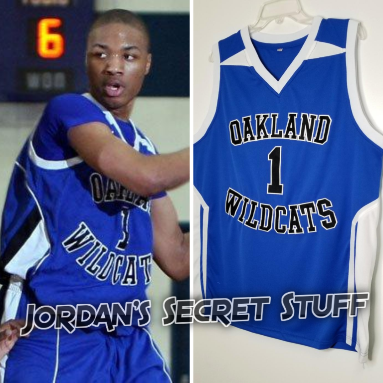 Damian Lillard High School Jersey Oakland Wildcats HS Portland Dame Dolla