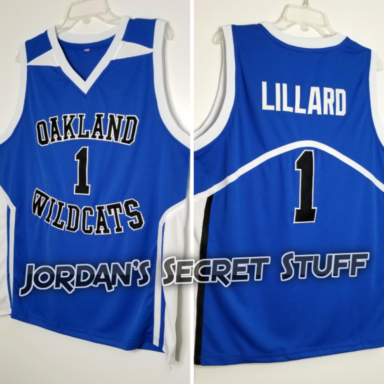 Damian Lillard High School Jersey Oakland Wildcats HS Portland Dame Dolla