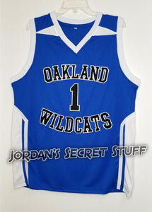 Damian Lillard High School Jersey Oakland Wildcats HS Portland Dame Dolla