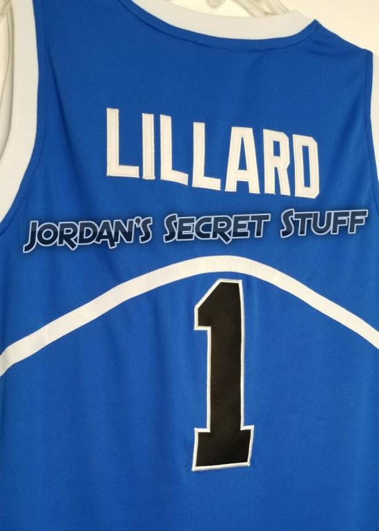 DAMIAN LILLARD OAKLAND WILDCATS outlet HIGH SCHOOL JERSEY