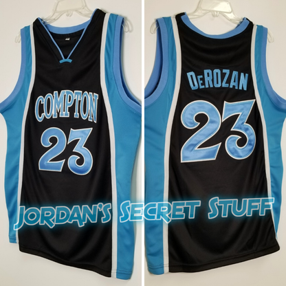 DeMar DeRozan Compton High School Basketball Jersey Custom Throwback Retro Jersey