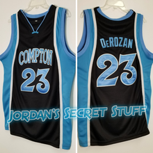 Load image into Gallery viewer, DeMar DeRozan Compton High School Basketball Jersey Custom Throwback Retro Jersey
