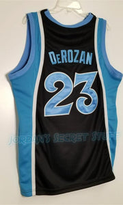 DeMar DeRozan Compton High School Basketball Jersey Custom Throwback Retro Jersey