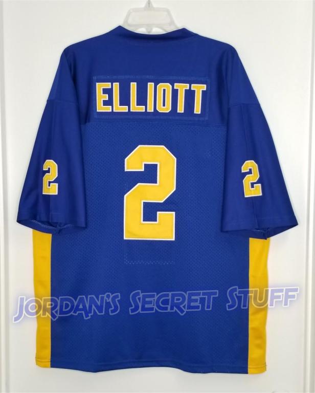 Ezekiel Elliott Burroughs High School Football Jersey Custom Throwback Retro Jersey