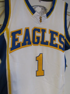 Klay Thompson Eagles High School Basketball Jersey (Home) Custom Throwback Retro Jersey