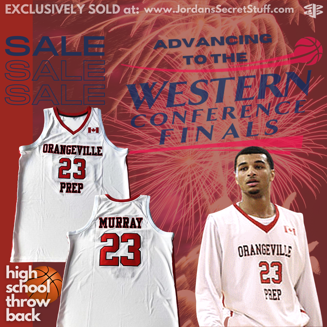 Jamal Murray Orangeville Prep High School Canada Basketball Jersey Custom Throwback Retro Jersey